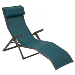 Hesperide Transat 2 positions bleu canard / graphite Decima - Bleu canard