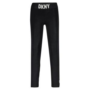 DKNY Legging extensible en coton Noir - Couleur Noir - Taille 8-10 ans