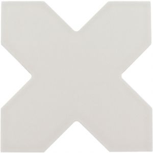 Image de Carrelage sol / mur forme croix gris 12X12 cm PORTO CROSS OXFORD GRAY
