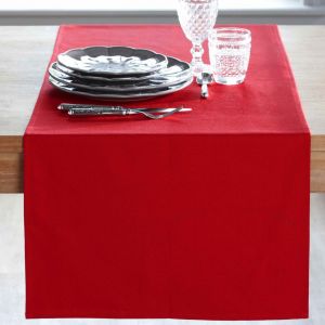 Chemin de table CHEM.LONA - rouge