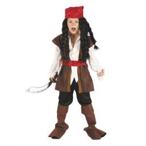 Ruedelafete Costume pirate Jack 4-6 ans