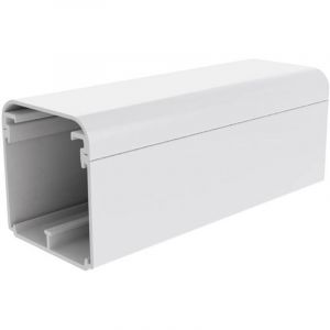 Image de Kopos Goulotte de câble EKE 60X60 HD gaine technique pour installations électriques (L x l x H) 2000 x 60 x 59 mm 1 pc(s) blanc