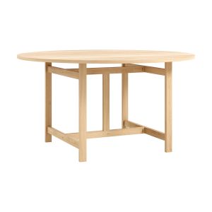 Table à manger ronde en bois de chêne naturel 140cm - Moebe