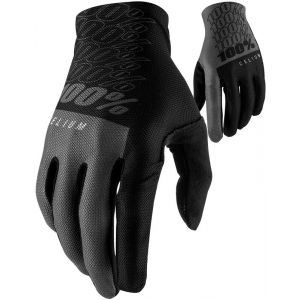 100% Gants longs 100 celium noir gris s