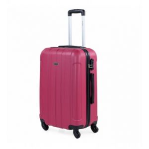 ITACA. Mallette de voyage moyenne rigide 4 roues 771160 fraise -63x42x