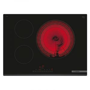 Bosch Série 6 PKD731FP8E Plaque Vitrocéramique 3 Zones 70cm Noir