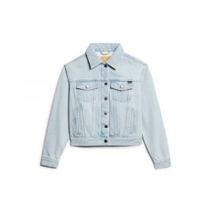 Superdry Veste en jean brodé femme