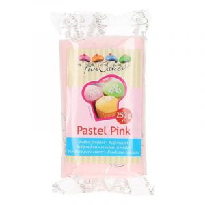 FunCakes Pâte à Sucre Rose Pastel 250 g