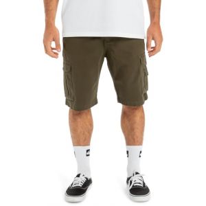 Quiksilver Crucial Battle 21" - Short de marche cargo pour Homme Marron - Taille 30