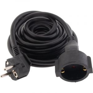 Zenitech Rallonge HO5VV-F 3G1,5mm² 10m - noir