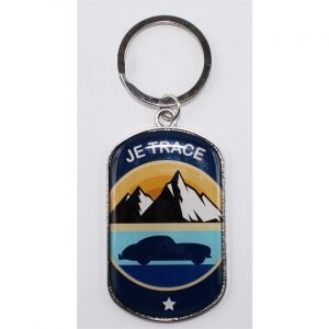 Zigoh Porte-clés médaillon Trace La Route