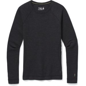 Smartwool Tee Shirt de Randonnée Women's Merino 250 Baselayer Crew Boxed - Charcoal Heather Gris - Femme