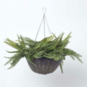 Panier à suspendre Plante artificielle Fougère de Boston