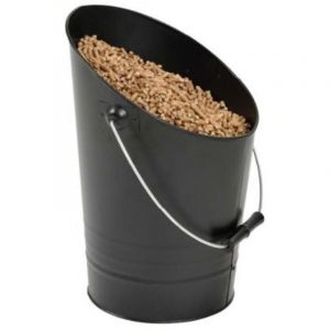 Dixneuf Seau &agrave; granul&eacute;s en acier Bucky noir