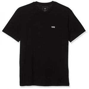 Vans Left Chest Logo Tee, T- T-Shirt Homme, Noir (Black White Grey Melange), Medium