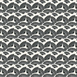 A.S. Creation Papier peint intissé 378473 Karl Lagerfeld - Geometrisch Noir/Anthracite Argent Blanc - 10,05 x 0,53 m