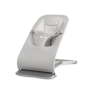 Ergobaby 3-in-1 Evolve Bouncer Mesh, transat ergonomique pour les nouveau-nés de la naissance aux tout-petits, balançoire respirante avec insert pour nouveau-né (2,5 kg - 13,2 kg), Cream