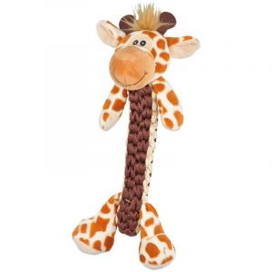 Douceur D'intérieur - Jouet en peluche girafe feroce pour chien