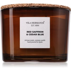 Vila Hermanos Apothecary Red Saffron & Cedar Blue vela perfumada 350 g