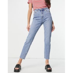 Vero Moda VMBRENDA HR Straight A Cut GU384 GA Noos, Bleu Jeans Clair, 30W / 32L Femme