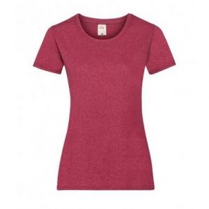 Fruit Of The Loom - T-shirt manches courtes - Femme (M) (Rouge chiné) - UTBC1354