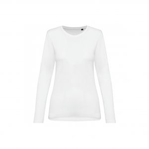 T-shirt suprima manches longues col rond femme Kariban Premium