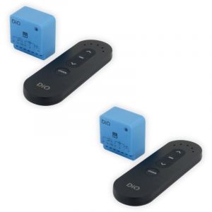 Dio Connected Home Lot de 2 modules pour volets + 2 télécommandes - 600W - Chacon