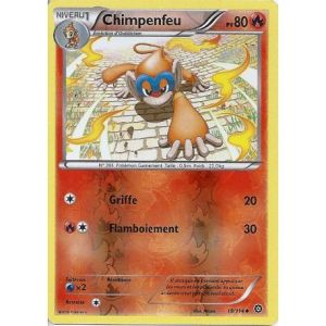 Asmodée Chimpenfeu - Carte Pokemon Xy11 Offensive Vapeur Holo Reverse