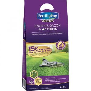 Fertiligene Engrais Gazon 4 Actions F4LPO - 10,5 kg