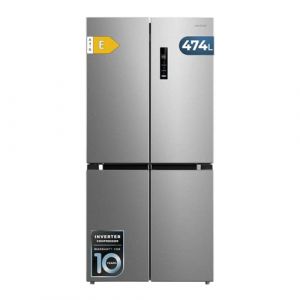 Cecotec Réfrigérateur 4 portes Bolero CoolMarket 4D 474 Inox Total No Frost 177,5 cm 474 L E Inox