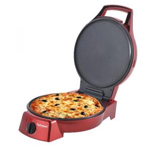 Techwood Four à Pizza et tartes ROUGE avec Grill Plancha Revêtement Pierre antiadhésif Coloris Rouge