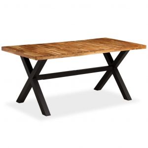 VidaXL Table de salle à manger Bois d'acacia et manguier 180x90x76 cm