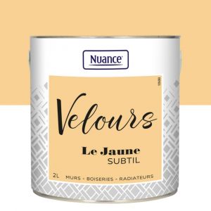 Nuance Peinture velours jaune subtil 2L