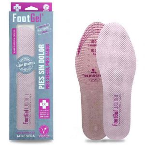 Semelles Footgel Ultra City Wear pour femme-Aloe Vera-Rose