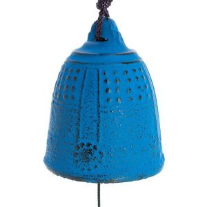 Iwachu Cloche Feng Shui Furin bleue 5,5 cm