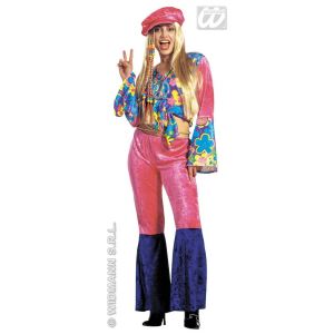 Widmann Déguisement hippie femme (taille S ou M)