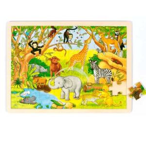 Goki Puzzle Animaux 48 pi&egrave;ces
