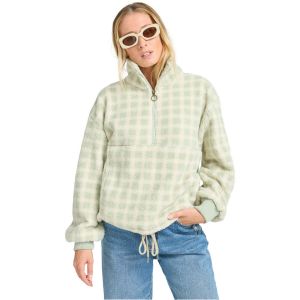 Billabong Polaire Time Off demi-zip vert clair femme - XXL