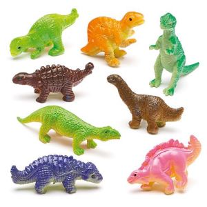 Baker Ross 12 dinosaures souples