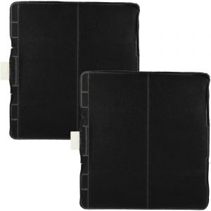 Vhbw 2x Filtres à charbon actif compatible avec Bosch DWB06E751, DWB06E850, DWB06E851, DWB06T850, DWB06W452 hotte aspirante - 23,3 x 21,5 x 2,2 cm