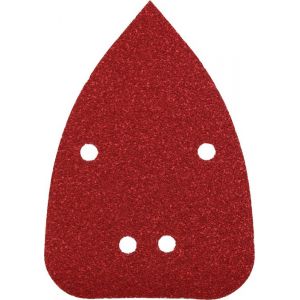 Kwb Patins abrasifs triangulaires QUICK-STICK, BOIS & M&Eacute;TAL, corindon affin&eacute;, 96 x 136 mm - 493608