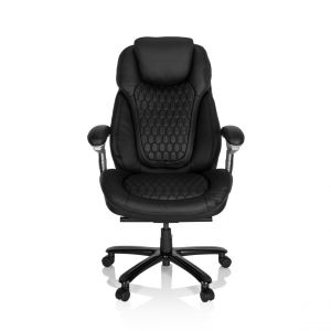 hjh OFFICE Siège pivotant XXL XXL PULLMANN I Noir