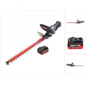 Metabo HS 18 LTX 65 Taille-haie sans fil 18 V 63 cm + 1x Batterie 8,0 Ah - sans chargeur