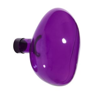 Image de Petite friture Patère murale en verre violet 15cm Bubble