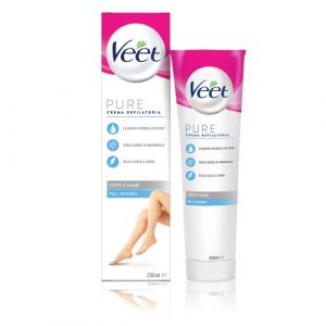 Veet Crema Depilatoria Silk & Fresh Technology Pelli Sensibili - 200 ml