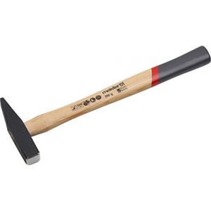 Meister Werkzeuge Marteau de serrurier 200G, Marteau à maçonnerie, Noir, Bois, 200 g