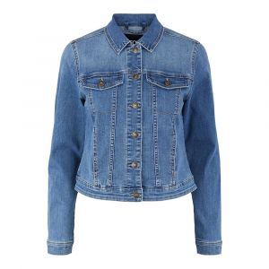 Pieces Veste en jean fermeture boutonnée Bleu - Taille 36