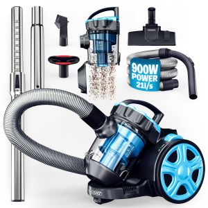 Monzana Aspirateur multi cyclonique bleu 900 watts ECO Power