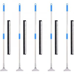 Vidaxl - Raclettes à plancher 5 pcs 60,5x119,5 cm acier et caoutchouc