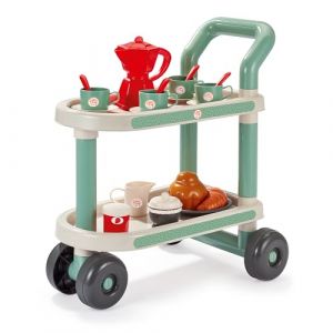 Ecoiffier 1611 - Desserte à Petit-déjeuner pour Enfants - avec Ses Accessoires - Dès 18 Mois - Jouet en Plastique résistant - Mon Premier Room Service
